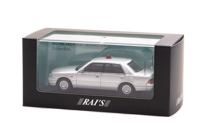 [ Back-order ] RAI'S H7430004 1:43 Toyota Crown (JZS155Z) 2000 Osaka Traffic Police Force (Masked Silver)