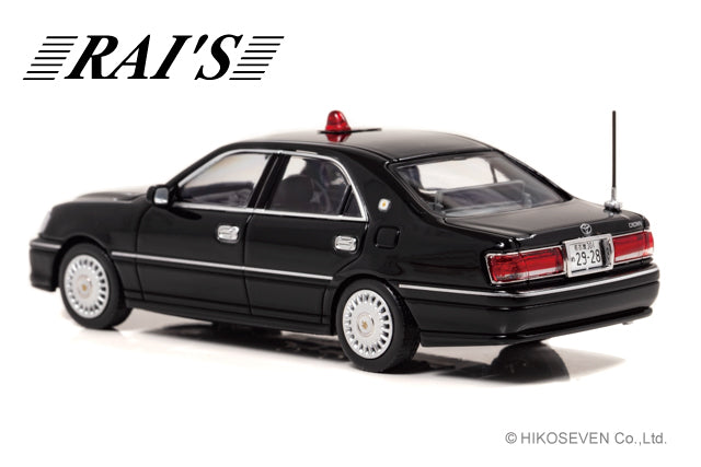 [ Back-order ] RAI'S H7430411 1:43 Toyota Crown JZS175 2004 Aichi Prefectural Police Traffic Department Mobile Traffic Unit Vehicle Undercover Black model car