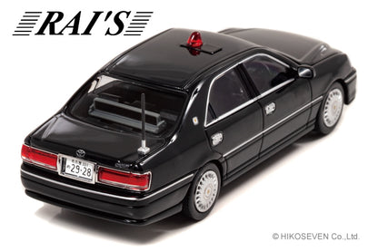[ Back-order ] RAI'S H7430411 1:43 Toyota Crown JZS175 2004 Aichi Prefectural Police Traffic Department Mobile Traffic Unit Vehicle Undercover Black model car