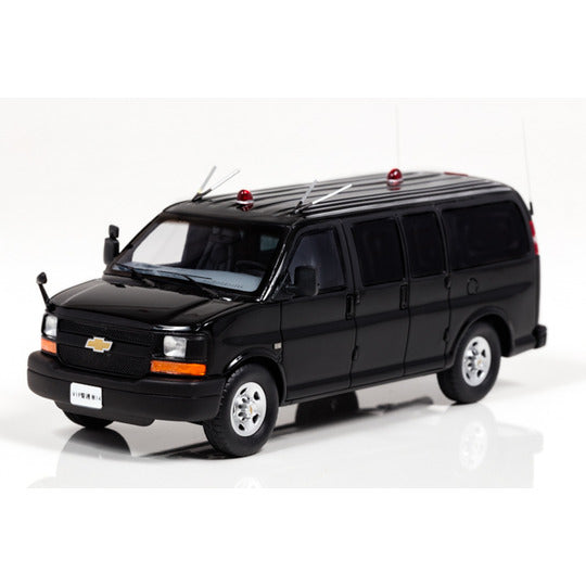 [ Back-order ] RAI'S H7430817 1:43 Chevrolet Express L3500 2008 Police Headquarters Security Department VIP Guard Vehicle