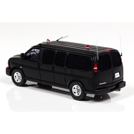 [ Back-order ] RAI'S H7430817 1:43 Chevrolet Express L3500 2008 Police Headquarters Security Department VIP Guard Vehicle