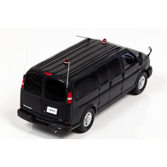 [ Back-order ] RAI'S H7430817 1:43 Chevrolet Express L3500 2008 Police Headquarters Security Department VIP Guard Vehicle