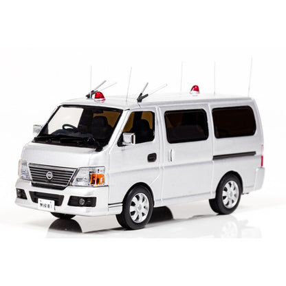 [ Back-order ] RAI'S H7431203 1:43 Nissan Caravan (E25) 2012 Police Headquarters Security Department Radio Vehicle (Silver)