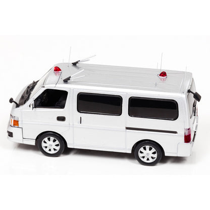 [ Back-order ] RAI'S H7431203 1:43 Nissan Caravan (E25) 2012 Police Headquarters Security Department Radio Vehicle (Silver)