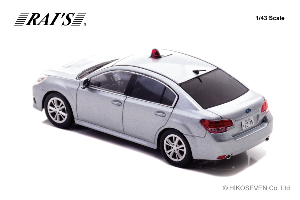 [ Back-order ] RAI'S H7431407 1:43 Subaru Legacy B4 2.5GT 2014 Kochi Prefectural Police Traffic Department Mobile Traffic Unit Vehicle Undercover Silver model car