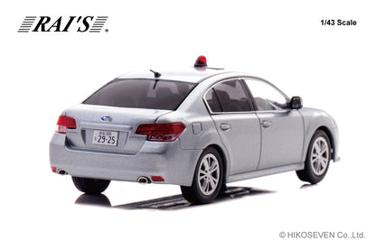[ Back-order ] RAI'S H7431407 1:43 Subaru Legacy B4 2.5GT 2014 Kochi Prefectural Police Traffic Department Mobile Traffic Unit Vehicle Undercover Silver model car