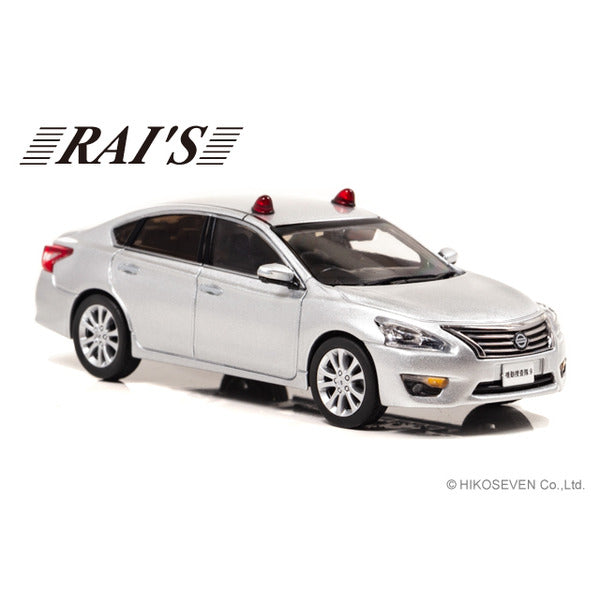[ Back-order ] RAI'S H7431604 1:43 Nissan Teana XE L33 2016 Police Headquarters Criminal Investigation Department Mobile Investigation Unit Vehicle Silver 2-Headlight Version model car