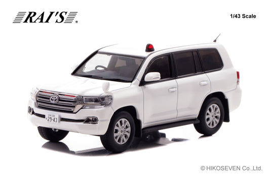 [ Back-order ] RAI'S H7431807 1:43 Toyota Land Cruiser AX URJ202 2018 Police Traffic Department Traffic Guidance Division Anti-Bosozoku Office Vehicle White model car