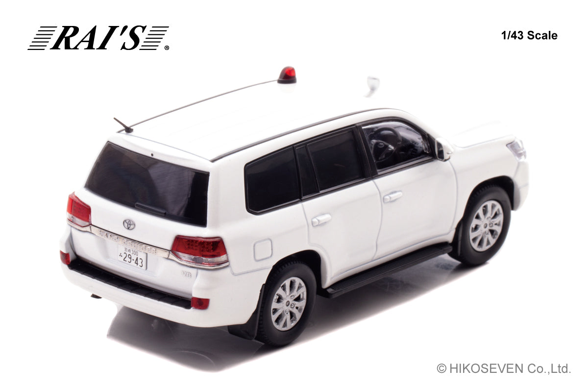 [ Back-order ] RAI'S H7431807 1:43 Toyota Land Cruiser AX URJ202 2018 Police Traffic Department Traffic Guidance Division Anti-Bosozoku Office Vehicle White model car