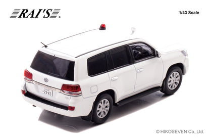 [ Back-order ] RAI'S H7431807 1:43 Toyota Land Cruiser AX URJ202 2018 Police Traffic Department Traffic Guidance Division Anti-Bosozoku Office Vehicle White model car