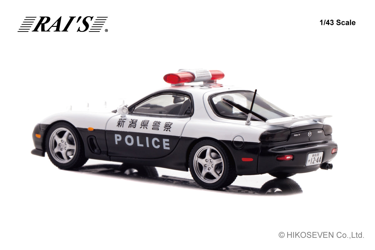 [ Back-order ] RAI'S H7431912 1:43 Mazda RX-7 Type RS FD3S 2019 Niigata Prefectural Police Traffic Department Mobile Traffic Unit Vehicle 355 model car