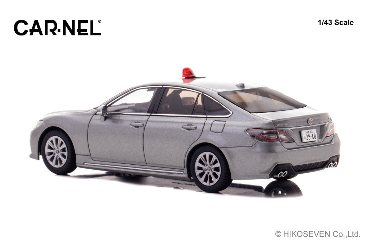 [ Back-order ] RAI'S H7432308 1:43 Toyota Crown ARS220 2023 Hokkaido Prefectural Police Traffic Department Mobile Traffic Unit Vehicle Undercover Gray model car