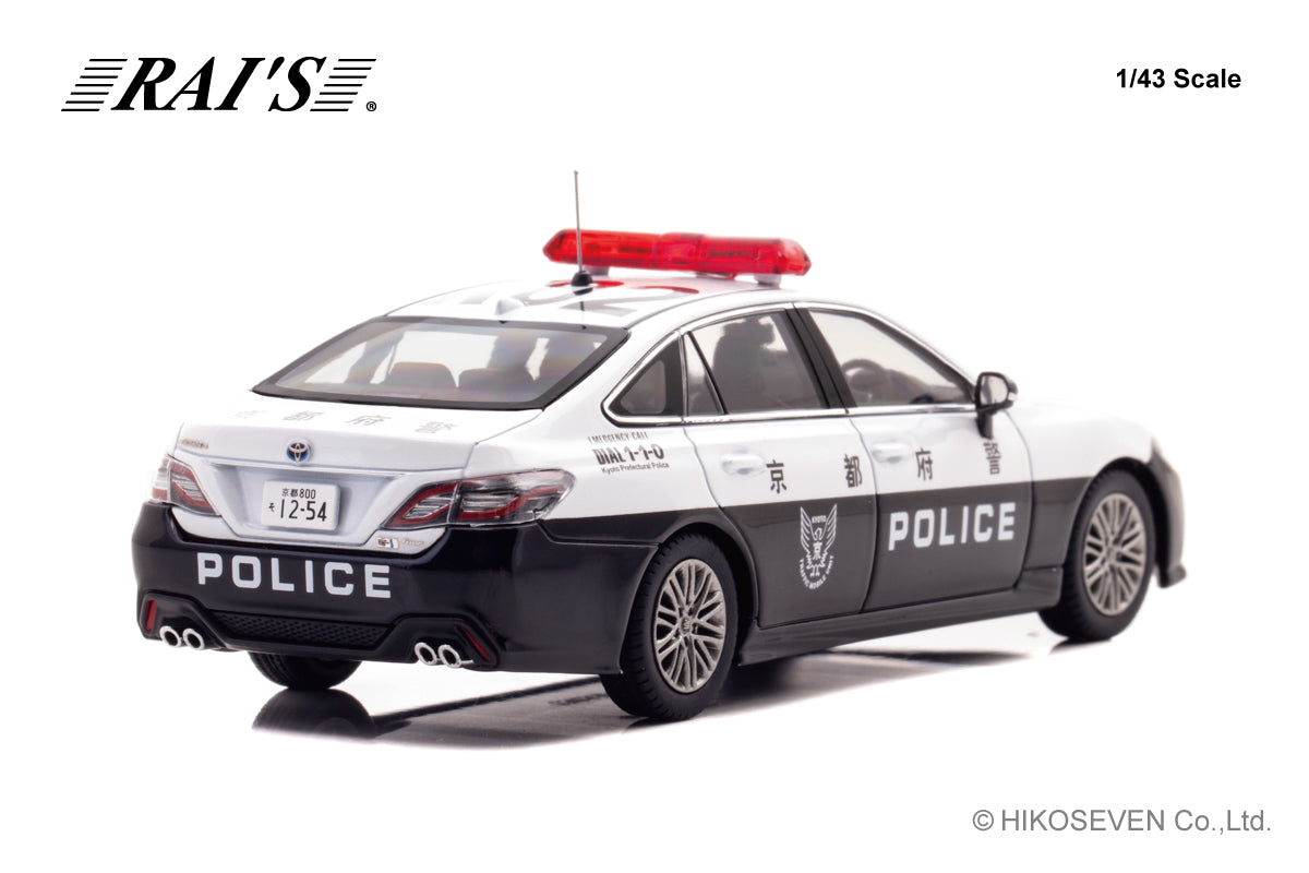 [ Back-order ] RAI'S H7432402 1:43 Toyota Crown Hybrid AZSH21 2024 Kyoto Prefectural Police Traffic Department Mobile Traffic Unit Vehicle K02 model car