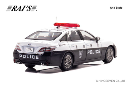 [ Back-order ] RAI'S H7432402 1:43 Toyota Crown Hybrid AZSH21 2024 Kyoto Prefectural Police Traffic Department Mobile Traffic Unit Vehicle K02 model car
