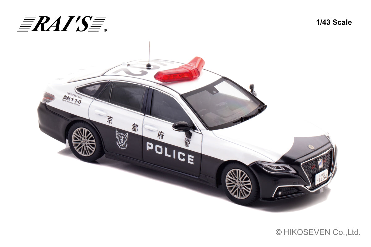 [ Back-order ] RAI'S H7432402 1:43 Toyota Crown Hybrid AZSH21 2024 Kyoto Prefectural Police Traffic Department Mobile Traffic Unit Vehicle K02 model car