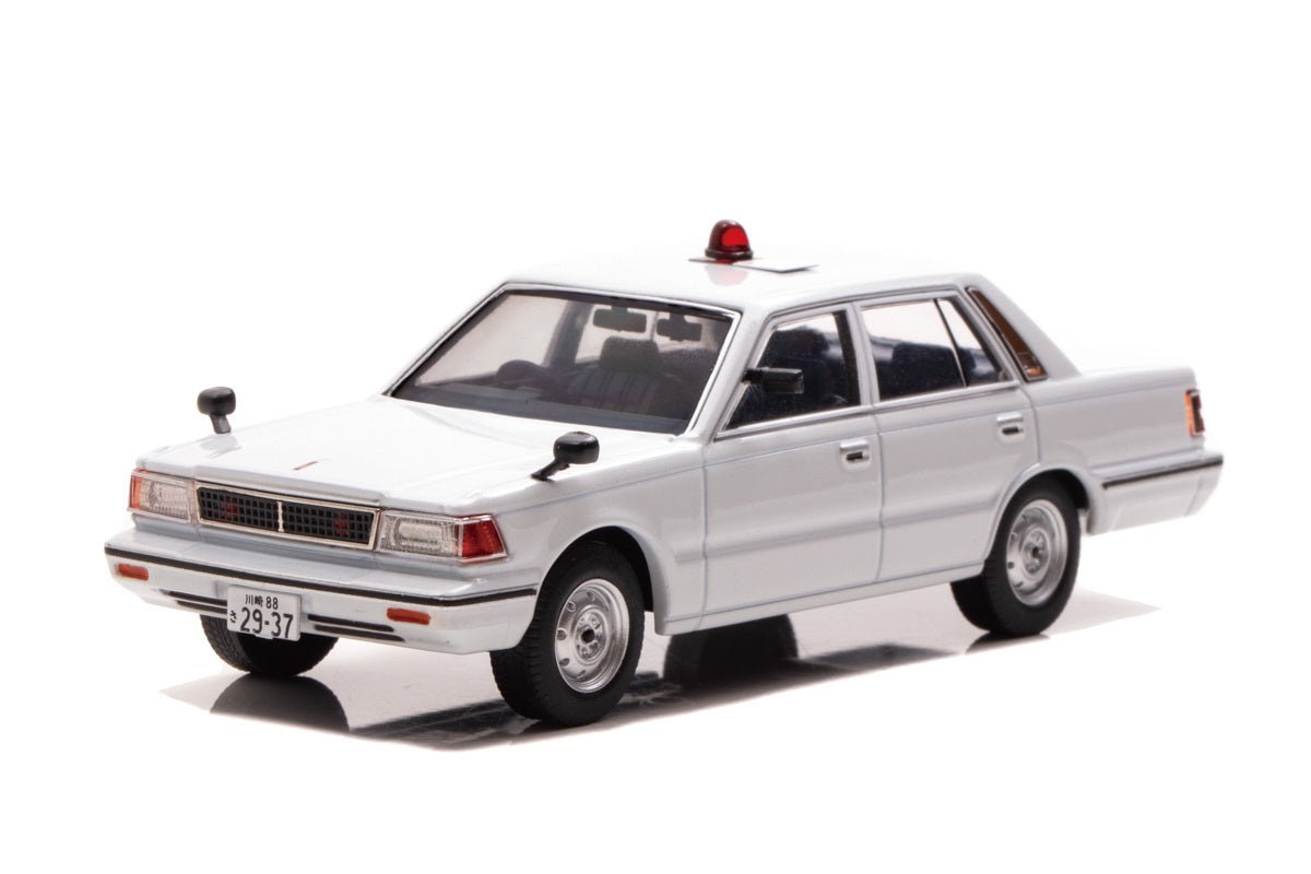 [ Back-order ] RAI'S H7438502 1:43 Nissan Cedric (YPY30 modified) 1985 Kanagawa Prefectural Police Highway Traffic Police Corps vehicle (masked white)