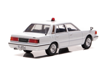 [ Back-order ] RAI'S H7438502 1:43 Nissan Cedric (YPY30 modified) 1985 Kanagawa Prefectural Police Highway Traffic Police Corps vehicle (masked white)