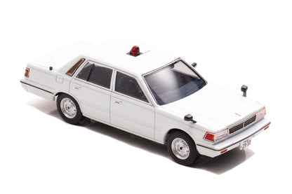 [ Back-order ] RAI'S H7438502 1:43 Nissan Cedric (YPY30 modified) 1985 Kanagawa Prefectural Police Highway Traffic Police Corps vehicle (masked white)