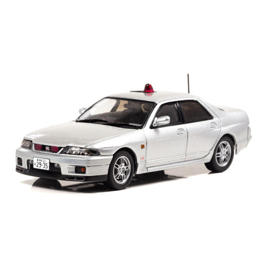 [ Back-order ] RAI'S H7439804 1:43 Nissan Skyline GT-R AUTECH VERSION 1998 Saitama Prefectural Police Expressway Traffic Police Force Vehicle (Masked Silver)