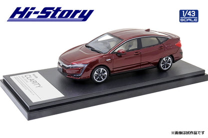 [Back-order] Hi-story HS300RE 1:43 Honda CLARITY PHEV 2019 Premium Deep Rosso Pearl Resin