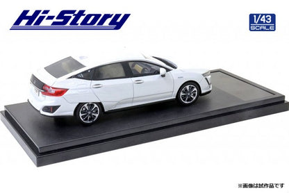 [Back-order] Hi-story HS300WH 1:43 Honda CLARITY PHEV 2019 Platinum White Pearl Resin