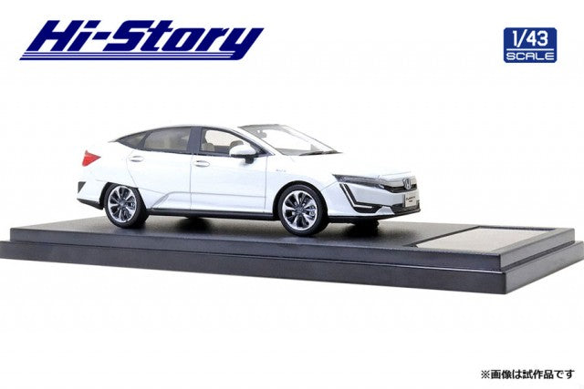 [Back-order] Hi-story HS300WH 1:43 Honda CLARITY PHEV 2019 Platinum White Pearl Resin