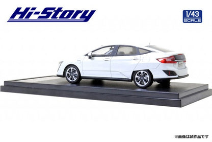 [Back-order] Hi-story HS300WH 1:43 Honda CLARITY PHEV 2019 Platinum White Pearl Resin