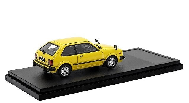 [ Back-order ] Hi-Story HS348YE 1:43 Honda CIVIC CX (1979) Yellow Resin