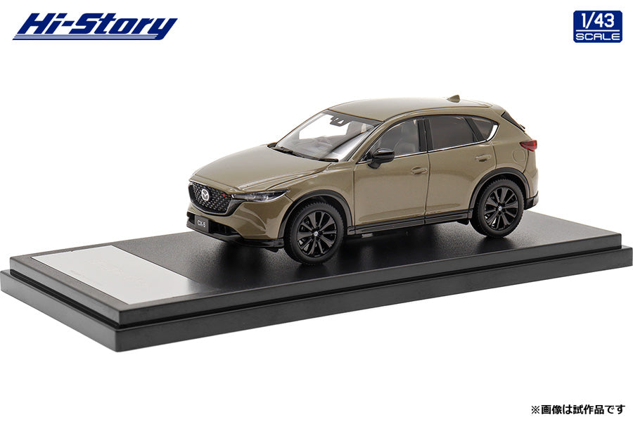 [ Back-order ] Hi-Story HS358ZS 1:43 MAZDA CX-5 Sports Appearance 2021 Zircon Sand Metallic Diecast model car