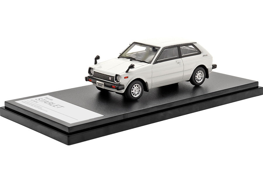 [ Back-order ] Hi-Story HS387WH 1:43 Toyota STARLET S (1978) White Resin