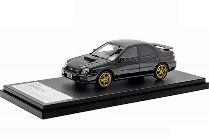 [ Back-order ] Hi-Story HS401BK 1:43 Subaru IMPREZA WRX Sti (2001) Midnight Black Mica Resin