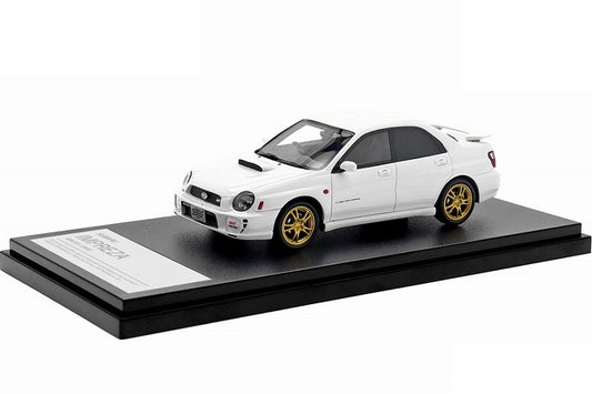 [ Back-order ] Hi-Story HS401WH 1:43 Subaru IMPREZA WRX Sti (2001) Pure White Resin