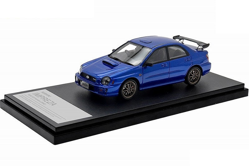 [ Back-order ] Hi-Story HS402BL 1:43 Subaru IMPREZA S202 STi Version (2002) WR Blue Mica Resin