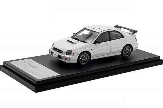 [ Back-order ] Hi-Story HS402WH 1:43 Subaru IMPREZA S202 STi Version (2002) Pure White Resin