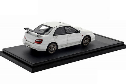 [ Back-order ] Hi-Story HS402WH 1:43 Subaru IMPREZA S202 STi Version (2002) Pure White Resin