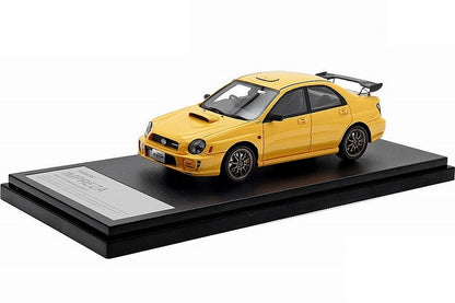 [ Back-order ] Hi-Story HS402YE 1:43 Subaru IMPREZA S202 STi Version (2002) Astral Yellow Resin