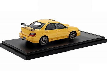 [ Back-order ] Hi-Story HS402YE 1:43 Subaru IMPREZA S202 STi Version (2002) Astral Yellow Resin