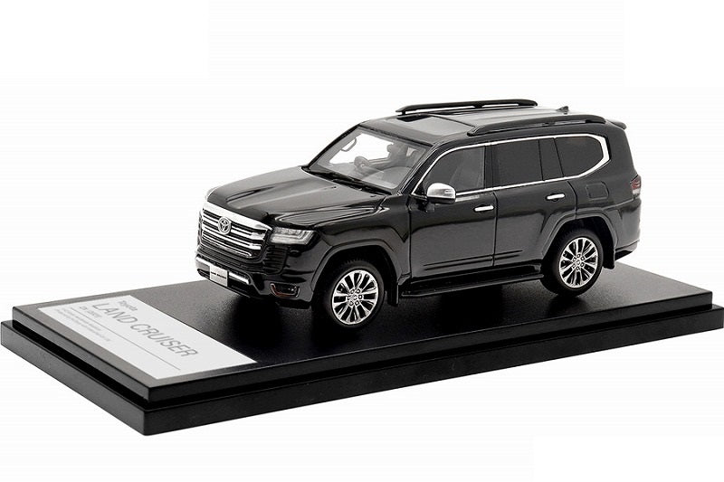 [ Back-order ] Hi-Story HS407BK 1:43 Toyota Land Cruiser ZX (2021) Black Resin