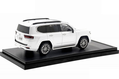 [ Back-order ] Hi-Story HS407WH 1:43 Toyota Land Cruiser ZX (2021) Precious White Pearl Resin