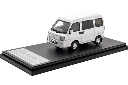 [ Back-order ] Hi-Story HS410WH 1:43 Subaru SAMBAR VAN Dias (2011) Frost White Resin