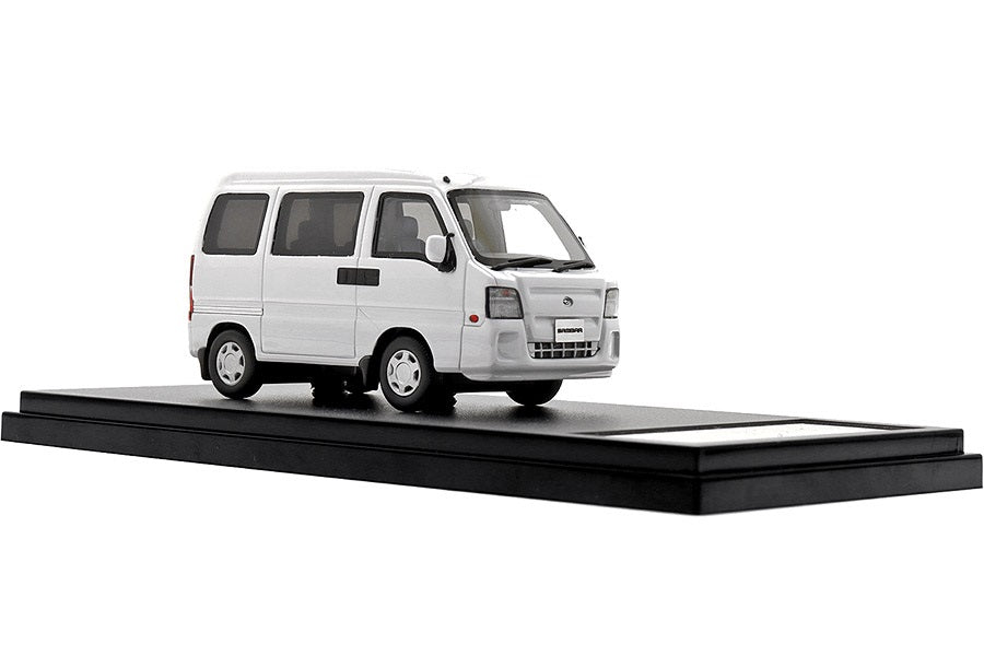 [ Back-order ] Hi-Story HS410WH 1:43 Subaru SAMBAR VAN Dias (2011) Frost White Resin