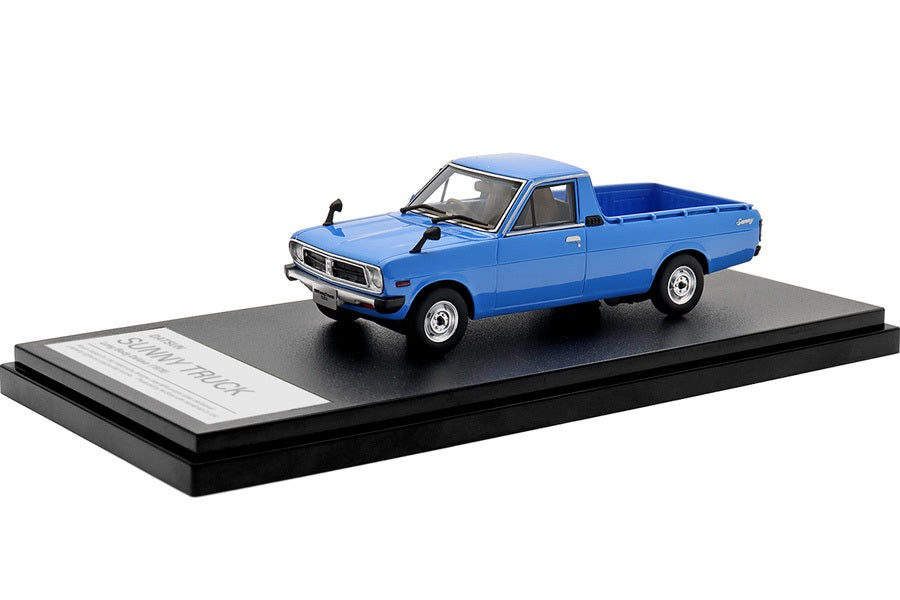 [ Back-order ] Hi-Story HS418BL 1:43 DATSUN SUNNY TRUCK Long Body Deluxe (1979) Blue Resin