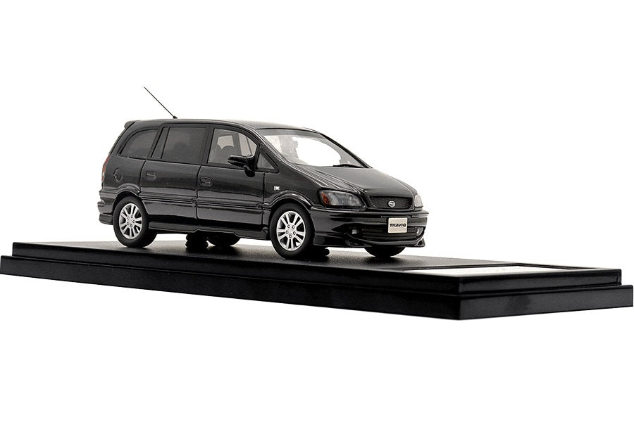 [ Back-order ] Hi-Story HS419BK 1:43 Subaru TRAVIQ S-Package (2001) Charcoal Black Mica Resin