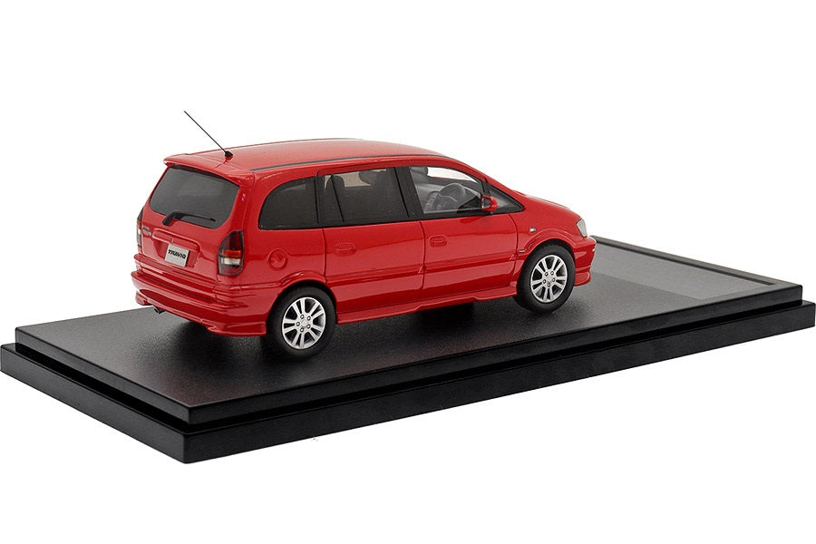 [ Back-order ] Hi-Story HS419RE 1:43 Subaru TRAVIQ S-Package (2001) Magma Red Resin