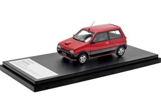 [ Back-order ] Hi-Story HS423RE 1:43 DAIHATSU MIRA Turbo TR-XX (1985) Two Tone Red/Black Resin