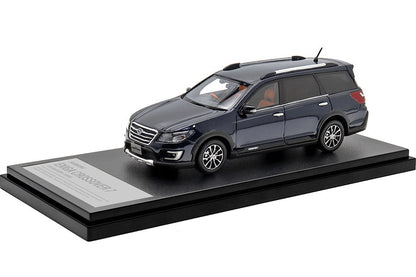 [ Back-order ] Hi-Story HS427BL 1:43 Subaru EXIGA Crossover 7 2.5I Eyesight (2015) Dark Blue Pearl Resin