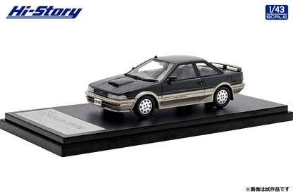 [ Back-order ] Hi-Story HS447BK 1:43 Toyota COROLLA LEVIN GT-Z 1987 Shooting Toning resin model car