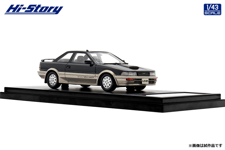 [ Back-order ] Hi-Story HS447BK 1:43 Toyota COROLLA LEVIN GT-Z 1987 Shooting Toning resin model car