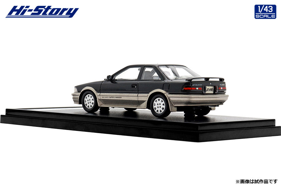 [ Back-order ] Hi-Story HS447BK 1:43 Toyota COROLLA LEVIN GT-Z 1987 Shooting Toning resin model car