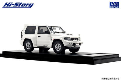 [ Back-order ] Hi-Story HS458WH 1:43 MITSUBISHI PAJERO EVOLUTION 1997 Sofia White resin model car